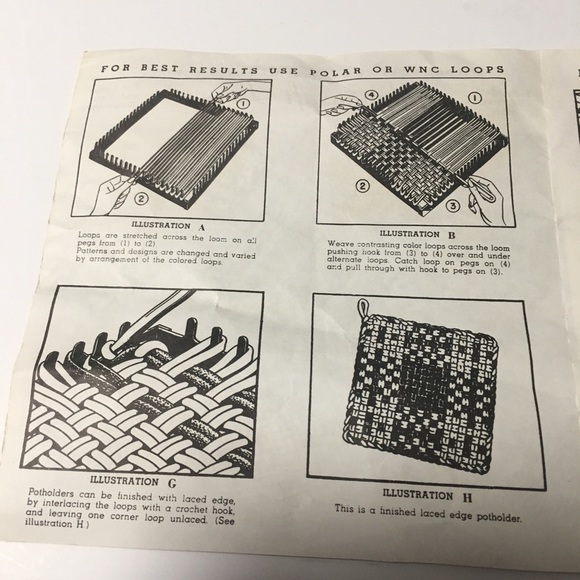 VTG HANDICRAFT LOOM WITH FRAME WEAVING - Picture 5 of 9